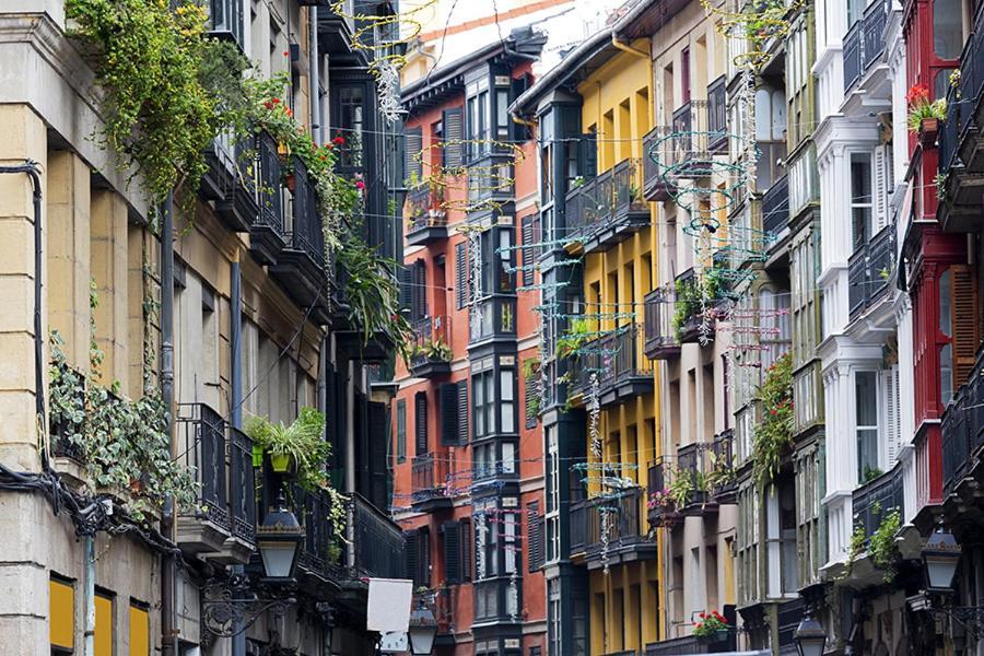 Appartamento Precioso Atico En Casco Viejo Bilbao Esterno foto